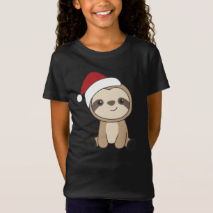 Slaapse kerstsneeuwwinterdieren Sleuven T-Shirt