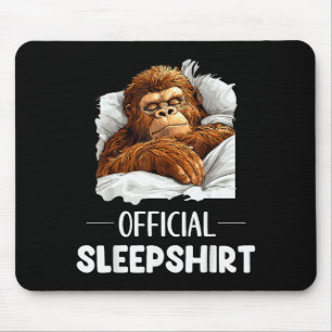 Slaapshirt Slaap Bigfoot Sasquatch liefhebbers Pyj Muismat