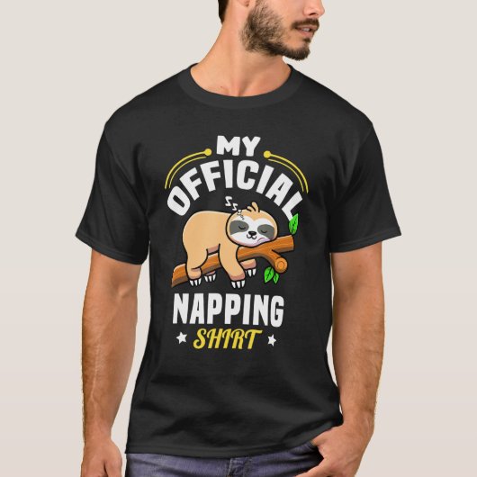 Slaapsleuf officiële afdekking pyjama-sleuf t-shirt (Voorkant)