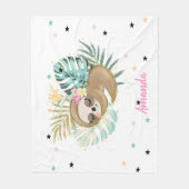 Slaapsleuf, sterren, prinses fleece deken (Voorkant)