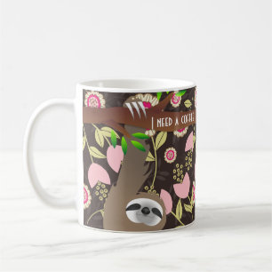 Slaapsleuf voor een koffie-bruin koffiemok