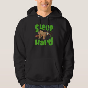 Slaapsleuf voor harde slaapstand hoodie