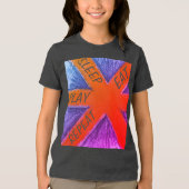 slaapspel Tri-Blend shirt (Voorkant)