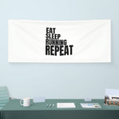 slaapstand herhalen spandoek (Beurs)