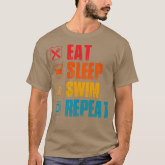 Slaapstand herhalen t-shirt