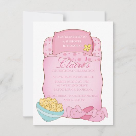 Slaapstand Kaart (Voorkant)