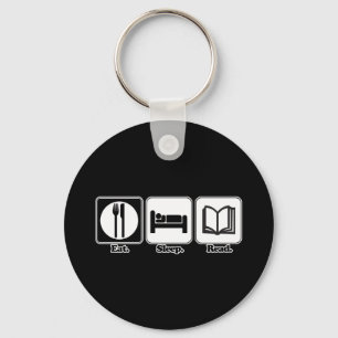 slaapstand lezen sleutelhanger