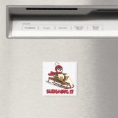 Slaapstand - Sneeuwslaapstand Cute Penguin Winter Magneet (Insitu (Vaatwasser))