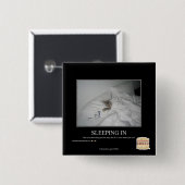 Slaapstand Vierkante Button 5,1 Cm (Voorkant /achterkant)