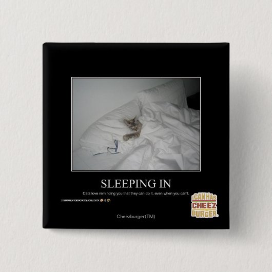 Slaapstand Vierkante Button 5,1 Cm (Voorkant)