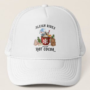 Slaapsteen en hete cacao trucker pet