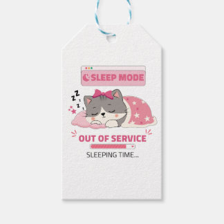slaapstemming cadeaulabel