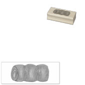 Slaapstempel met rolblok 	rubberstempel (Gestempeld)