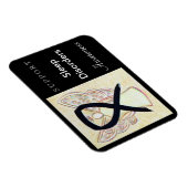 Slaapstoornissen Bewustheid Ribbon Angel Magnet Magneet (Rechterzijde)