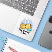Slaaptas met papier sticker (Laptop met iPhone)