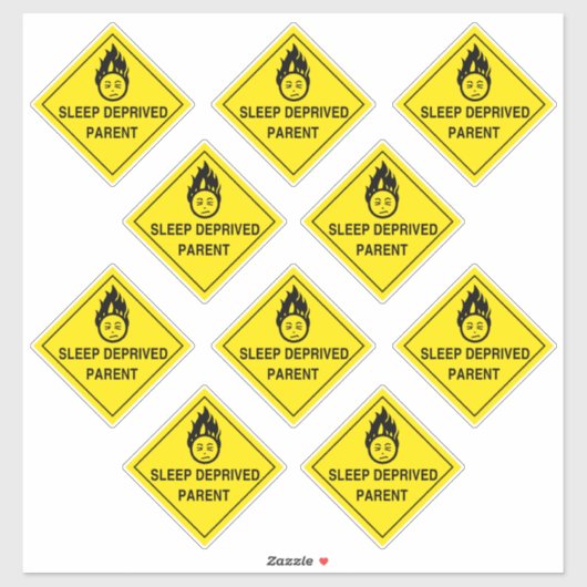 Slaaptekort Ouder Sticker (Vel)