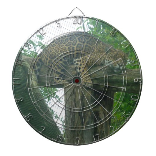 Slaaptijger op bomen, bos, Natuur, wild Dartbord (Voorkant)