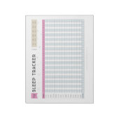 Slaaptracker Notitieblok (Gedraaid)