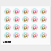 Slaapuil Baby Square Sticker (Vel)
