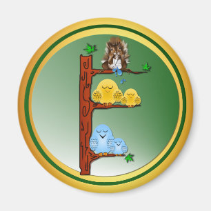 Slaapvogels Magnet Magneet