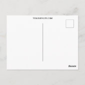 Slaapvos Briefkaart (Achterkant)