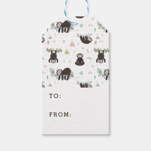 Slaapvrij Slaappatroon Cadeaulabel (Voorkant)