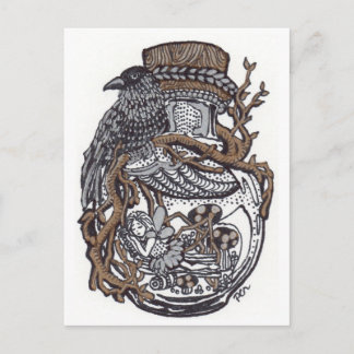 Slaapvrij vet in de fles briefkaart