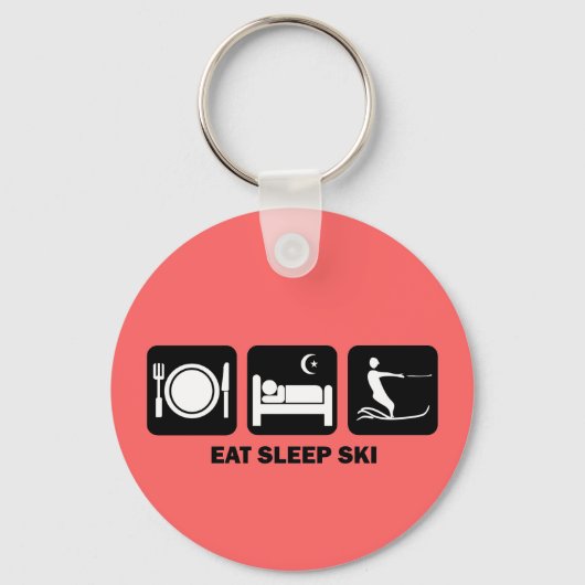 slaapwatersski sleutelhanger (Voorkant)