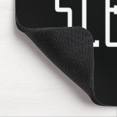 Slaapwel. Typografie Muismat (Hoek)