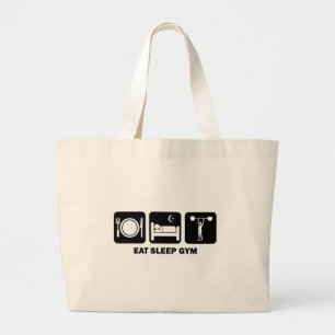 slaapzaal grote tote bag