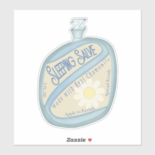 Slaapzalf Sticker (Vel)