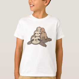 Slaapzoete dieren voor het slapengaan van kinderen t-shirt