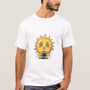 Slaapzoute koffie t-shirt