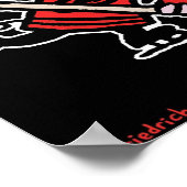 Slaat de Hockey Pig op Poster (Hoek)