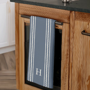 Slaat Klassieke reepband monogram Theedoek