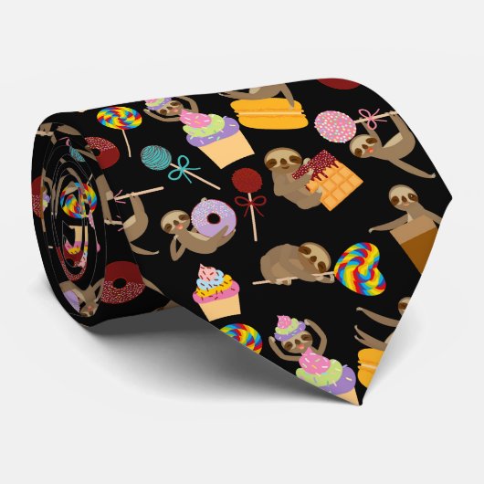 Slaath Sweet behandelt Pattern Stropdas (Opgerold)