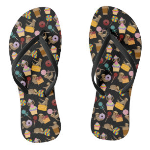 Slaath Sweet behandelt Pattern Teenslippers