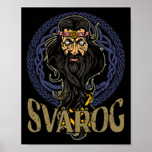 Slaavse Hemelse Wezens Ambachtelijke Productie Pag Poster