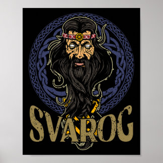 Slaavse Hemelse Wezens Ambachtelijke Productie Pag Poster