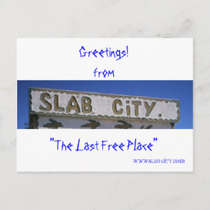 Slab City Briefkaart