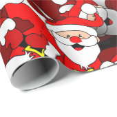 Slachend kerstpatroon cadeaupapier (Rol Hoek)