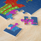 Slachende Santa Puzzle Legpuzzel (Zijkant)