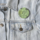 Slachende witch-pop ronde button 5,7 cm (In situ)
