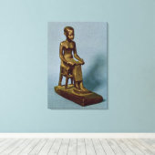 Slachtbeeld van Imhotep, met een open Canvas Afdruk (Insitu (Houten vloer))