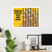 Slachthuizen - Vegetarie, Vegan Poster (Thuiskantoor)