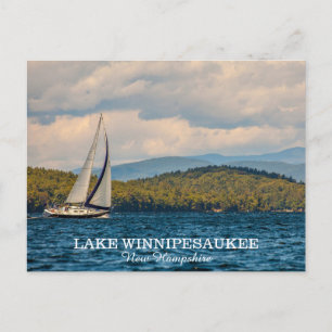 slachting op het meer van Winnipesaukee in New Ham Briefkaart