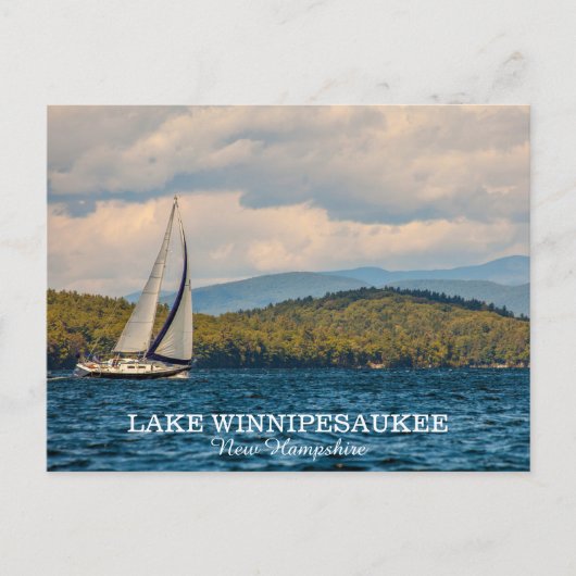 slachting op het meer van Winnipesaukee in New Ham Briefkaart (Voorkant)