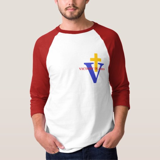 SLACHTOFFER IN JESUS T-SHIRT (Voorkant)