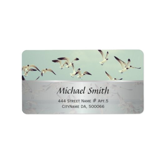 Slachtvogels Dier Etiket (Voorkant)