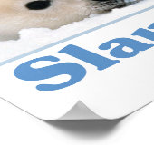 Slachtzegels stoppen poster (Hoek)